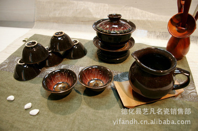 厂家专业提供德化陶瓷 铁砂金茶具套装 送礼佳品 - 厂家专业提供德化陶瓷 铁砂金茶具套装 送礼佳品厂家 - 厂家专业提供德化陶瓷 铁砂金茶具套装 送礼佳品价格 - 德化县艺凡名瓷销售部