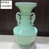 单色釉双耳赏瓶-单色釉双耳赏瓶价格-单色釉双耳赏瓶图片,来自藏友元青花11-瓷器-地摊交易-华夏收藏网