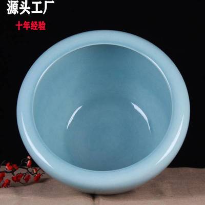 景德镇陶瓷大缸 颜色釉陶瓷缸 工艺品