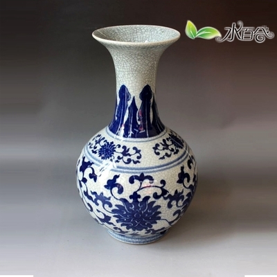 创意家居景德镇陶瓷花瓶摆件仿古官窑瓷器青花瓷花瓶釉下彩小花 - 创意家居景德镇陶瓷花瓶摆件仿古官窑瓷器青花瓷花瓶釉下彩小花厂家 - 创意家居景德镇陶瓷花瓶摆件仿古官窑瓷器青花瓷花瓶釉下彩小花价格 - 景德镇市水百合陶瓷销售部 - 