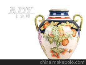 【批发销售 裂纹陶瓷花瓶 32*37*42 裂纹窑变釉大花缸】价格,厂家,图片,陶瓷工艺品,深圳市罗湖区卡迪娅家居饰品店-