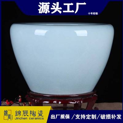 景德镇陶瓷大缸 颜色釉陶瓷缸 工艺品