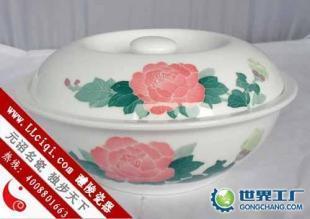 供应红芙蓉大汤碗(带盖),醴陵釉下五彩手绘_礼品、工艺品、饰品_世界工厂网中国产品信息库